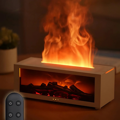 Kamin Aroma-Diffusor - LED-Licht mit Fernbedienung