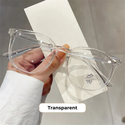 Retro quadratische Anit-Blaulicht Brille