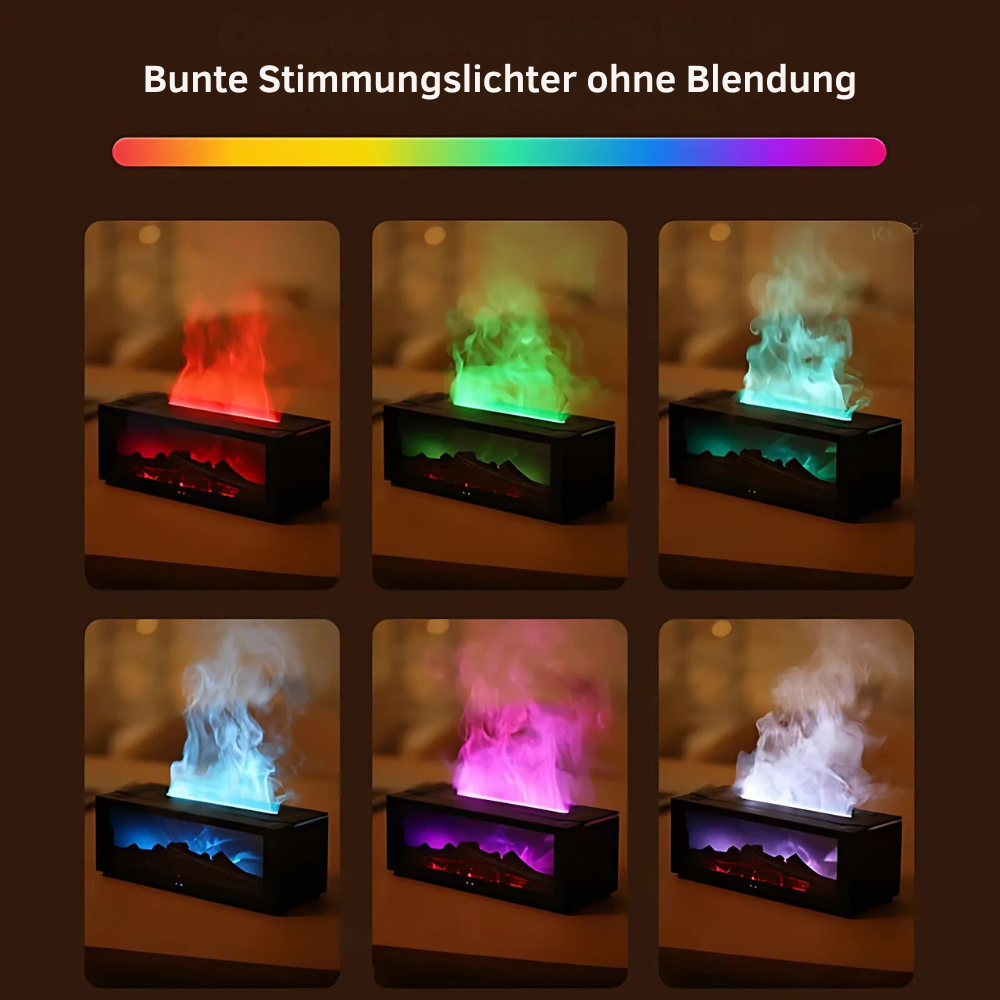 Kamin Aroma-Diffusor - LED-Licht mit Fernbedienung