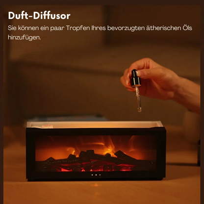 Kamin Aroma-Diffusor - LED-Licht mit Fernbedienung