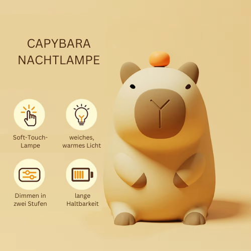 Capybara / Krabben LED-Nachtlampe