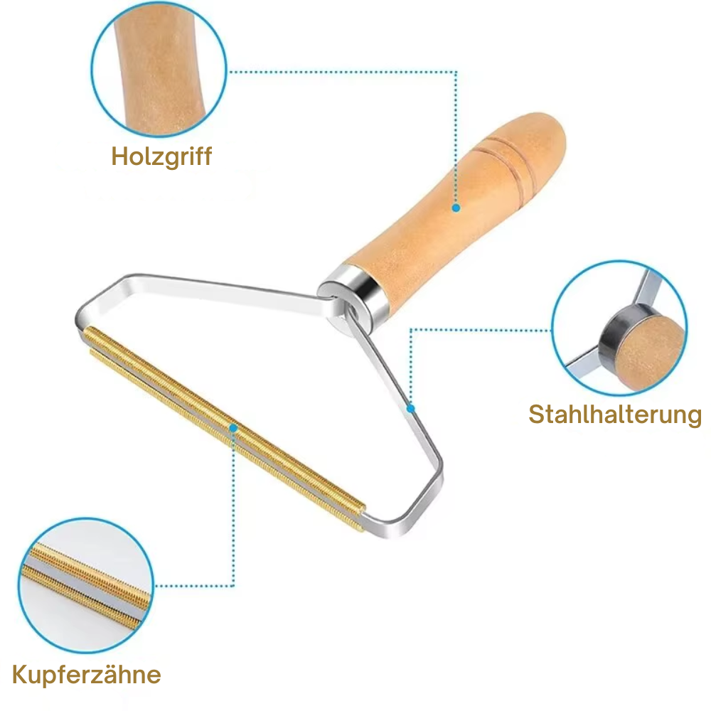 Anti-Haar- und Fusselbürste – Schonend für Kleidung & effektiv gegen Pilling