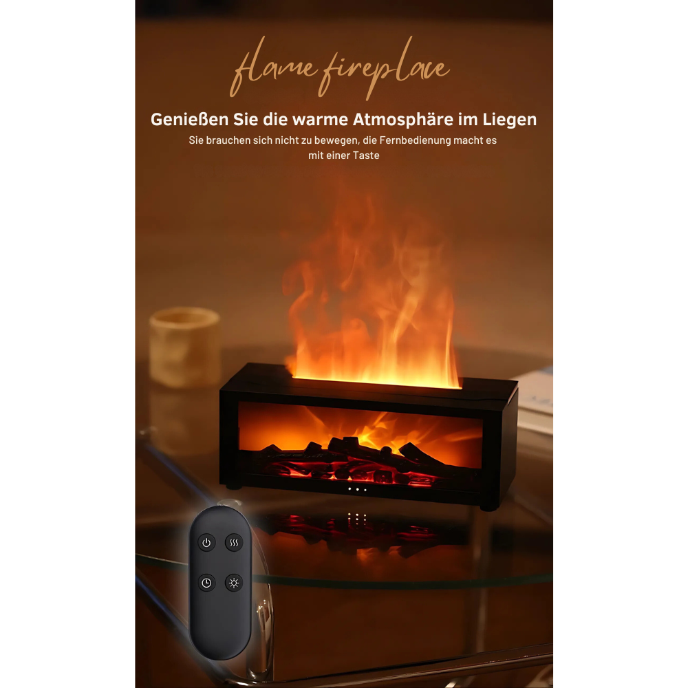 Kamin Aroma-Diffusor - LED-Licht mit Fernbedienung