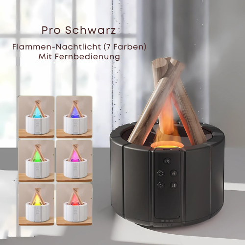 Campfire-Diffuser – Lagerfeuer-Look mit LED-Flammenlicht